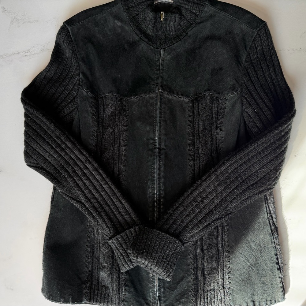 Coldwater Creek Black Teddy Jacket
